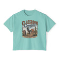 Classroom Cowgirl Tee — 'Teaching With Grit & Grace' Western Teacher Shirt