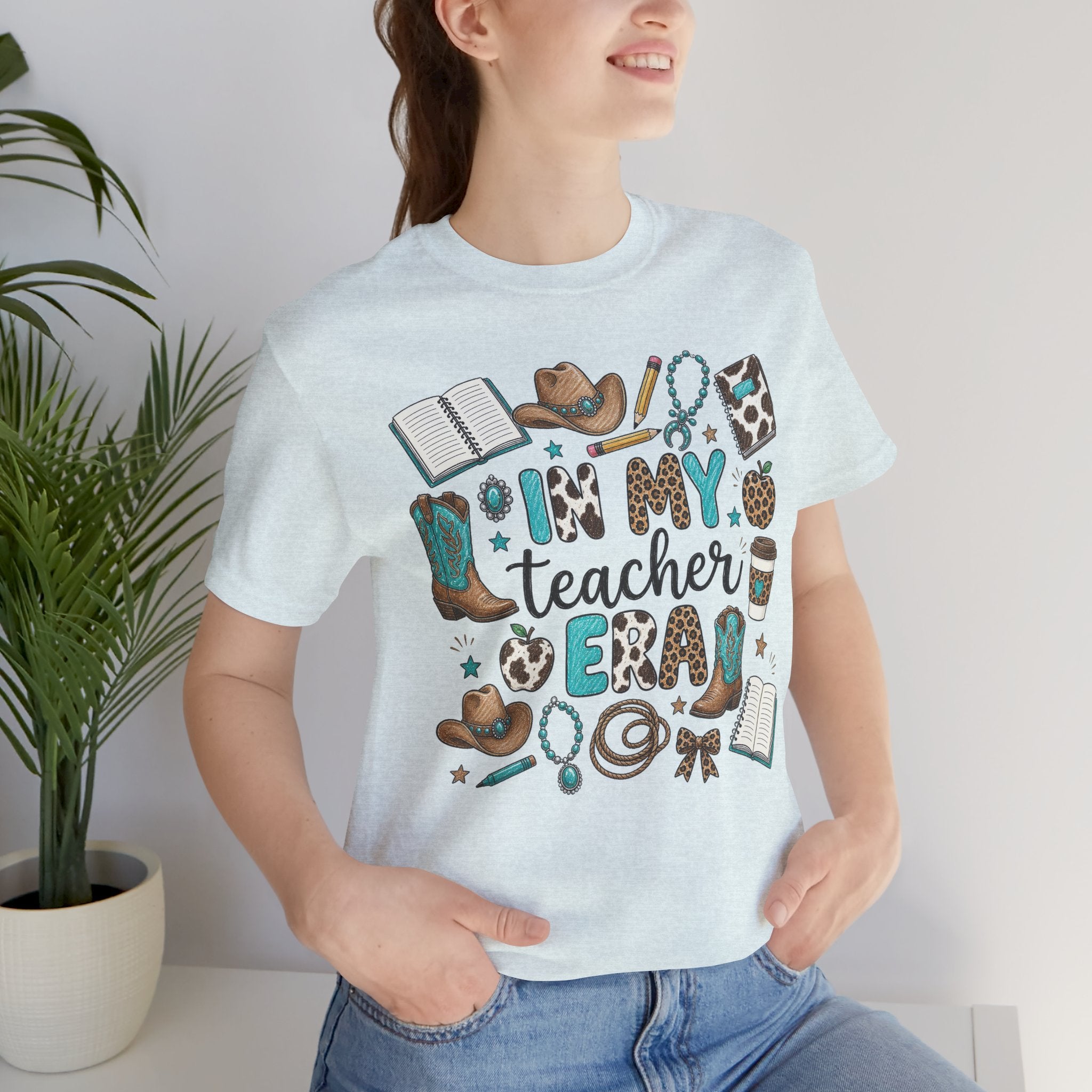 Teacher Era Tee — "In My Teacher Era" Country Cowgirl Western Graphic T‑Shirt