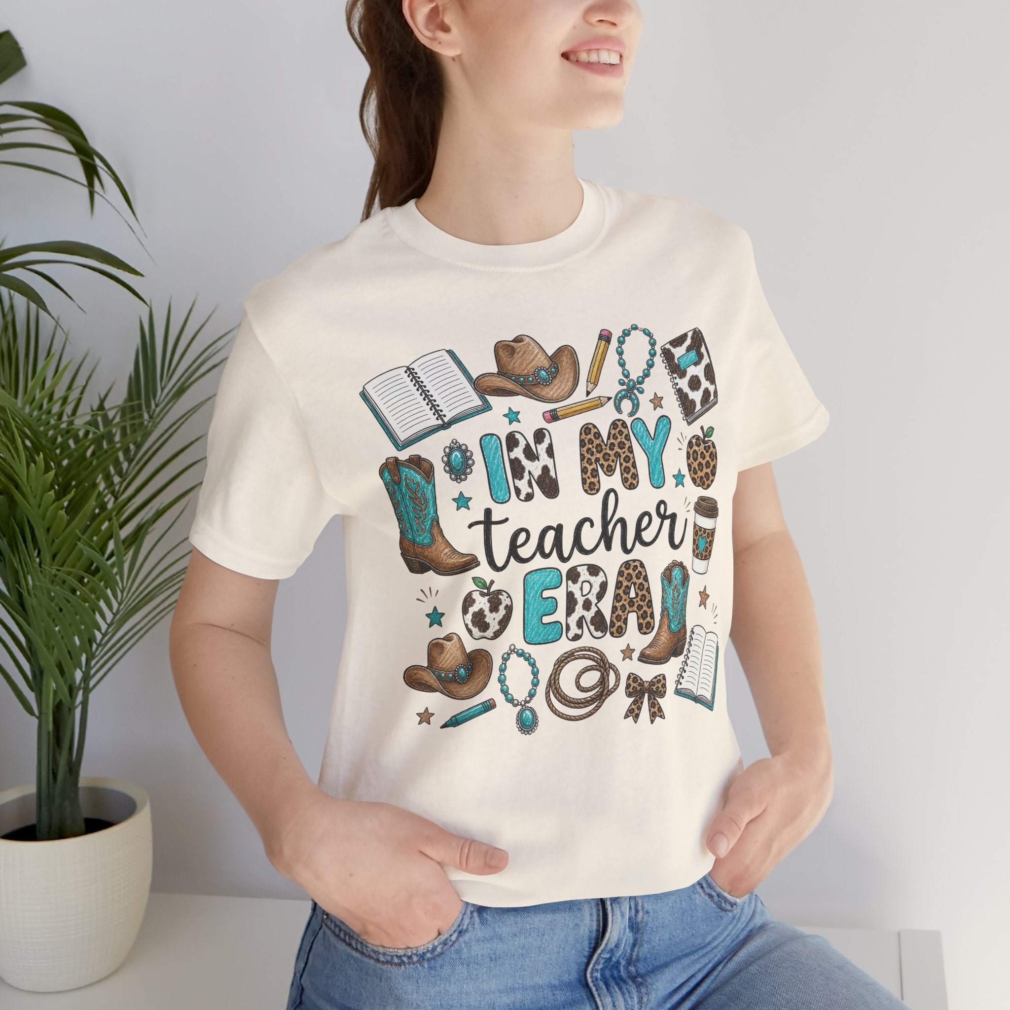 Teacher Era Tee — "In My Teacher Era" Country Cowgirl Western Graphic T‑Shirt