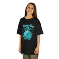 Kids Tee — "Boo-Jee" Cute Turquoise Teal Bling Ghost Trick-or-Treat Halloween Shirt