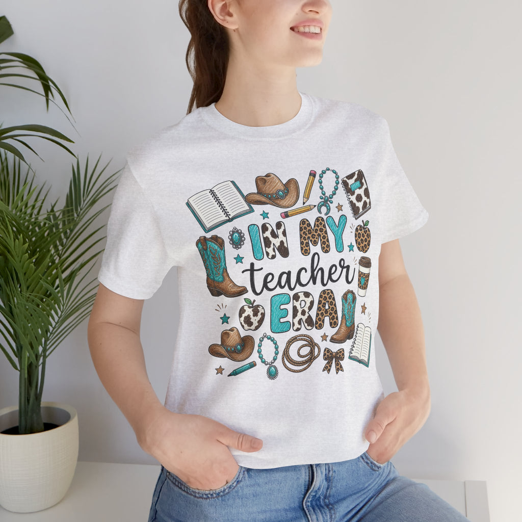 Teacher Era Tee — "In My Teacher Era" Country Cowgirl Western Graphic T‑Shirt