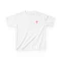 Kids Girl T‑Shirt — "God Is Good All The Time" Colorful Cross Christian Tee
