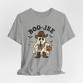 Boo-Jee Cowboy Ghost Tee — Funny Halloween Pumpkin Trick-or-Treat T-Shirt