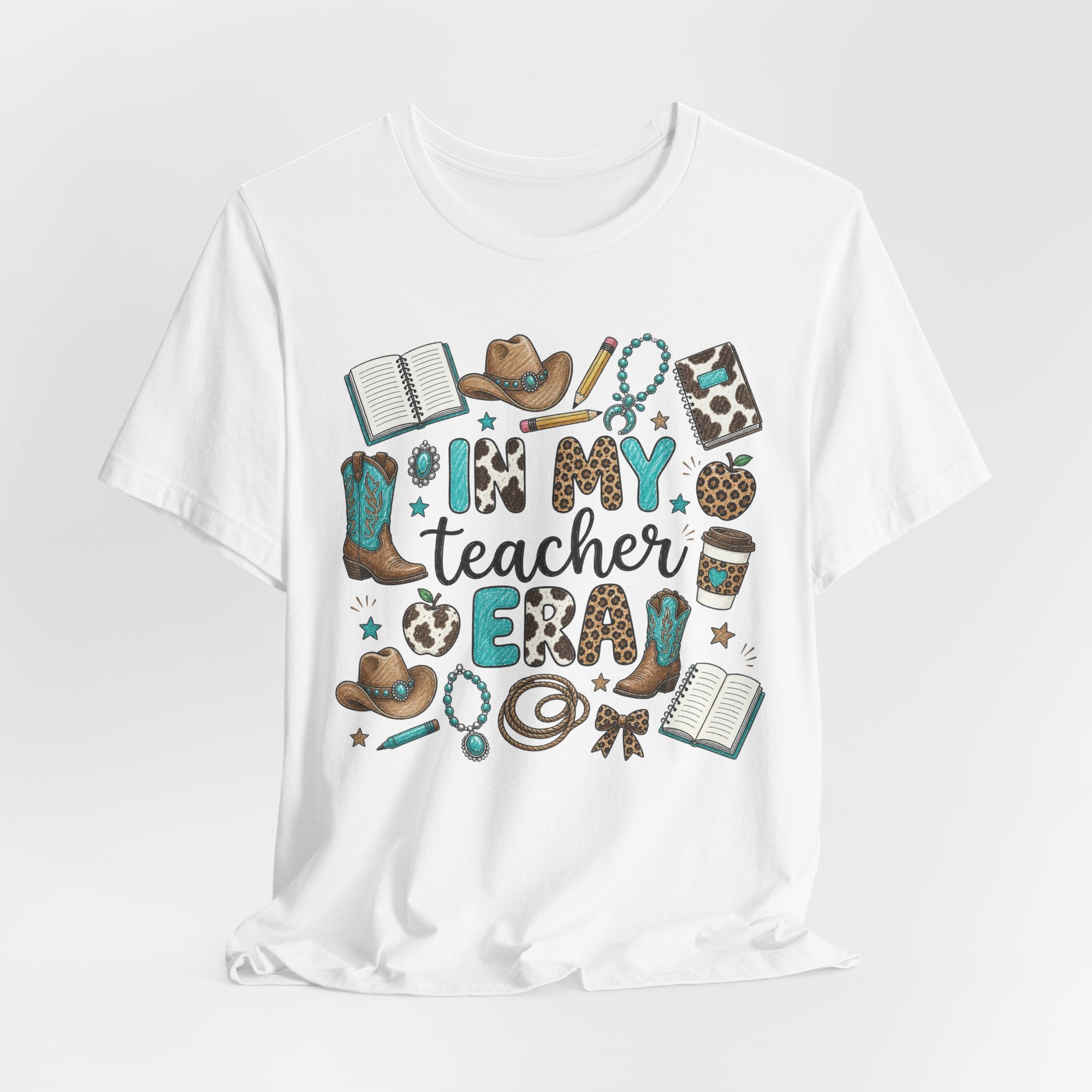Teacher Era Tee — "In My Teacher Era" Country Cowgirl Western Graphic T‑Shirt